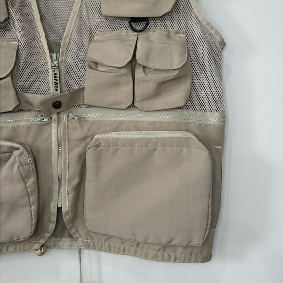 Humvee camping fishing hunting safari outdoor 14 pockets vest large - Picture 3 of 12